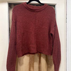 Yes Lola Women's Cropped Long Sleeves  Sweater Very Soft